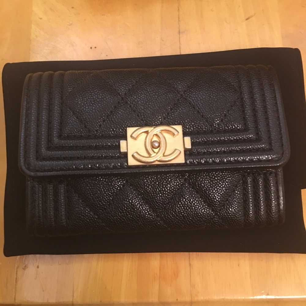 Brand New Chanel Boy Cardholder - Super rare!